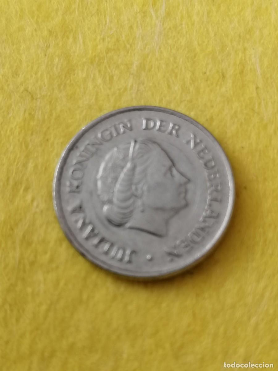 Monedas antiguas de Europa: ,Moneda 25 ct, Holanda, 1977, MBC+, - Foto 2