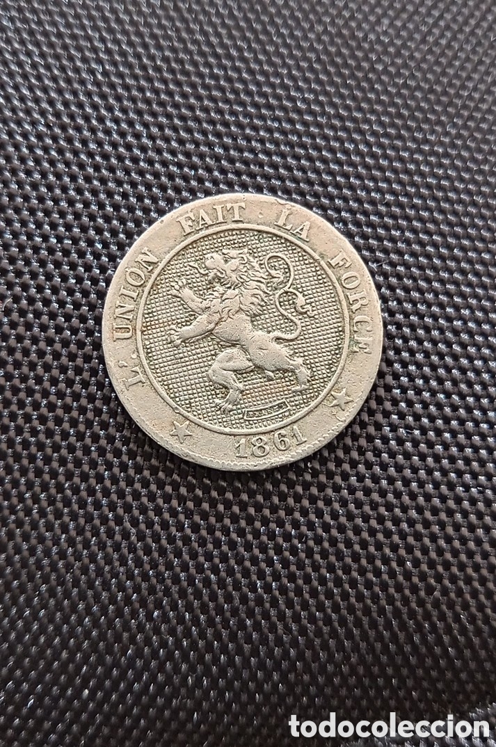 Old Coins of Europe: BELGICA 5 CENTS 1861