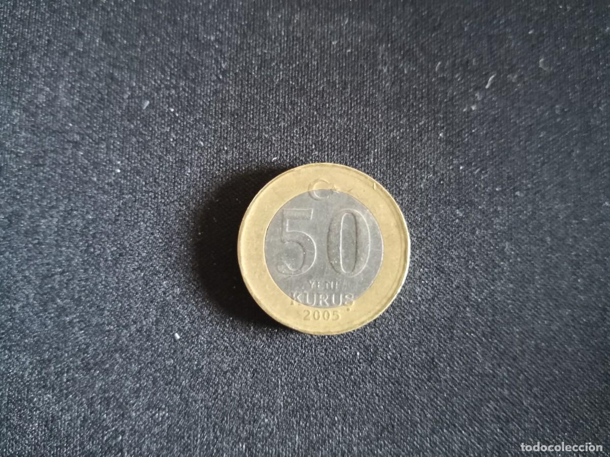 Monedas antiguas de Europa: MONEDA 50 KURUS 2005 - Foto 1