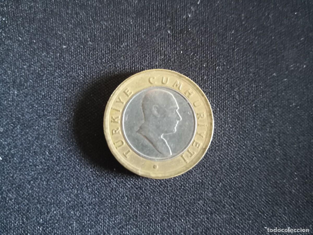 Monedas antiguas de Europa: MONEDA 50 KURUS 2005 - Foto 2