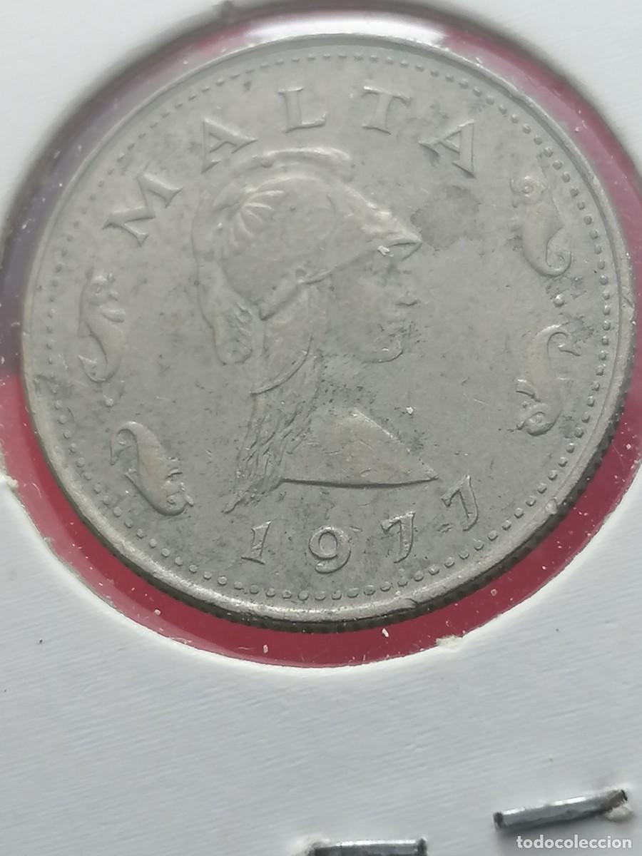 Monedas antiguas de Europa: MALTA 2 CENTS 1977 - Foto 1