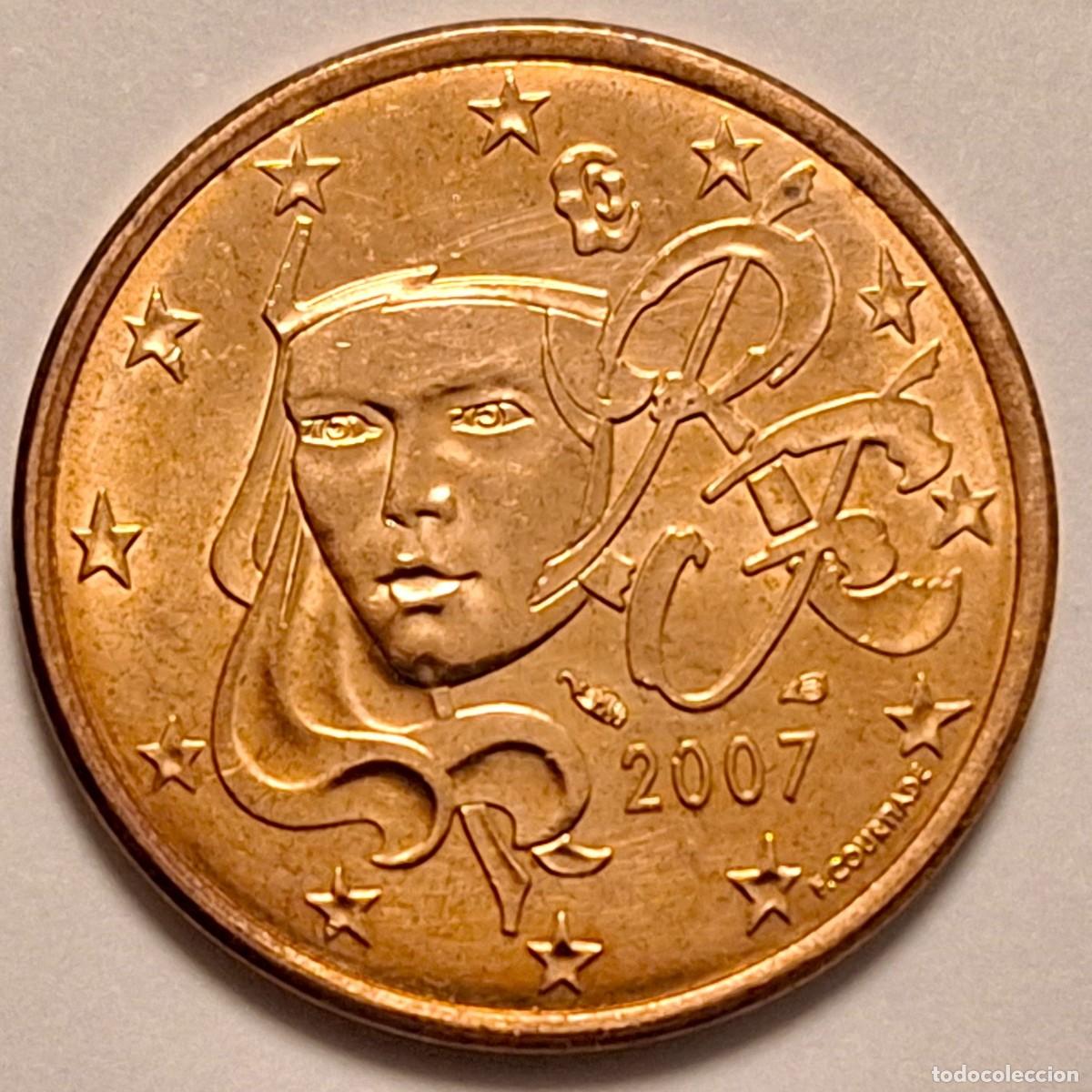 Monedas antiguas de Europa: FRANCIA MONEDA 5 CENTIMOS &euro; - A&Ntilde;O 2007- MBC - Foto 1
