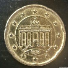 Monedas antiguas de Europa: MONEDA ALEMANIA 2012 - 20 CENTIMOS DE EURO - CECA D
