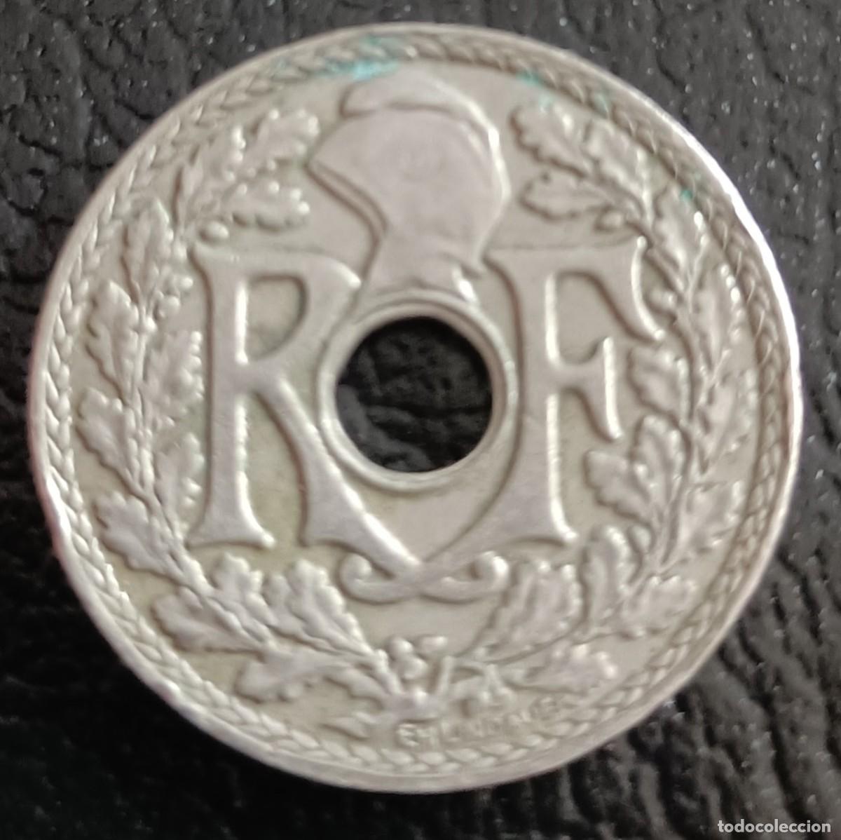 Monedas antiguas de Europa: 10 centimes 1937 - Francia - Foto 2
