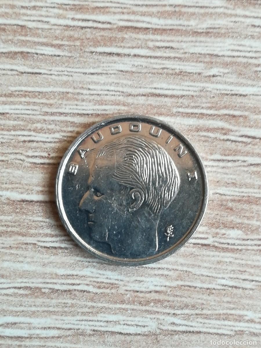 Monete antiche di Europa: MONEDA 1 FRANCO BELGA, B&Eacute;LGICA - A&Ntilde;O 1989.