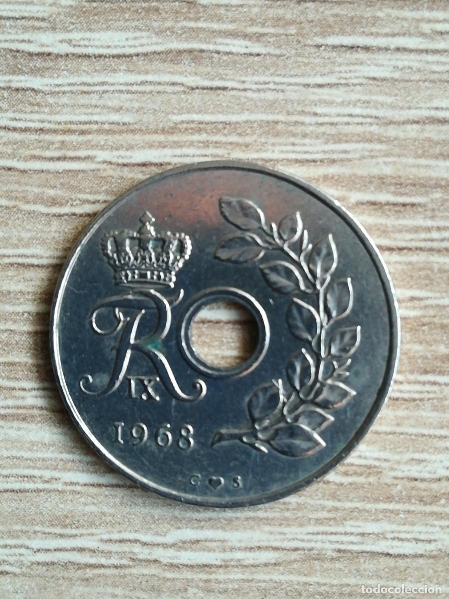 Monedas antiguas de Europa: MONEDA 25 ORE DINAMARCA - A&Ntilde;O 1968. - Foto 2