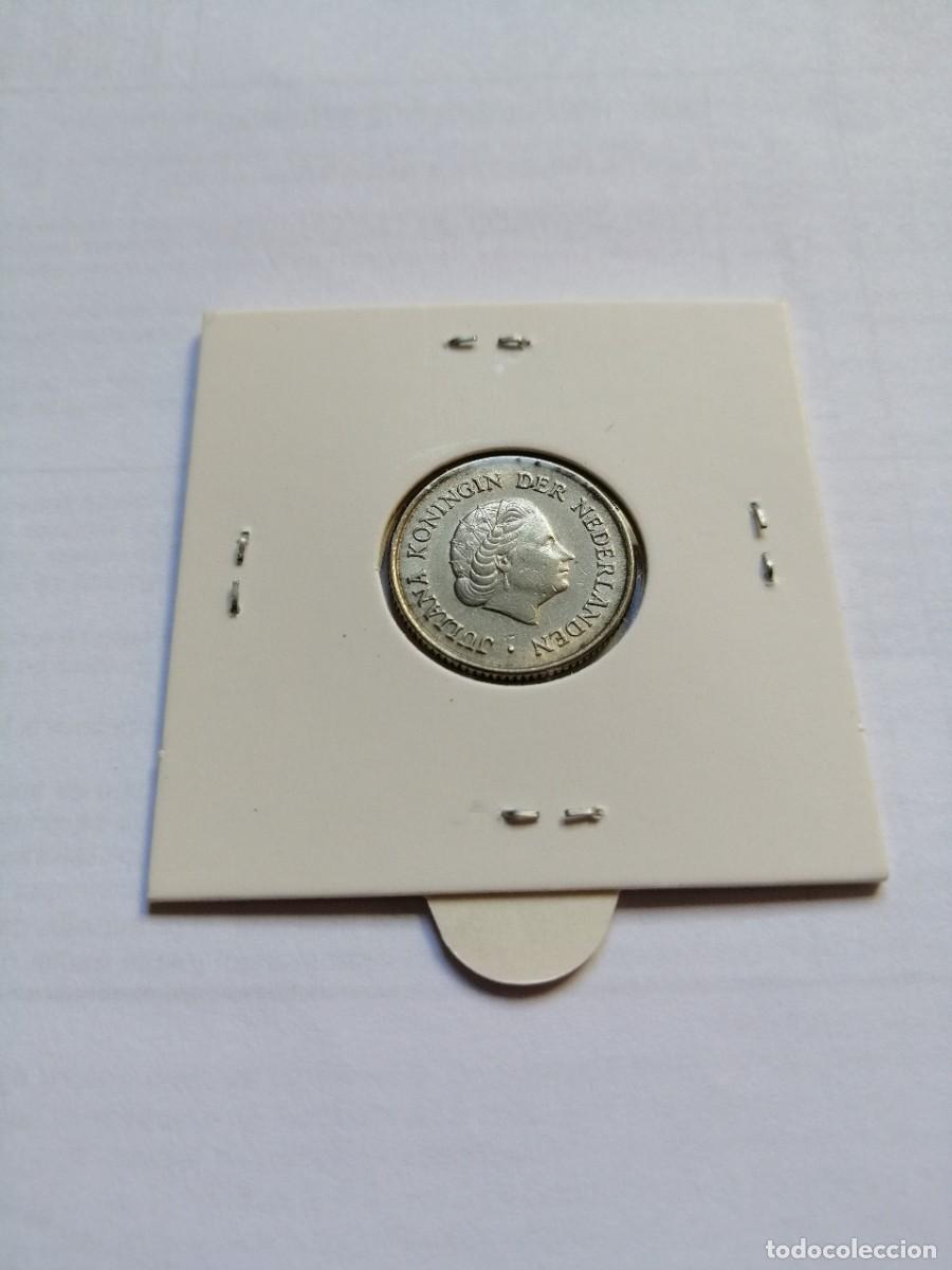 Monedas antiguas de Europa: Holanda 25 Cent 1962 - Foto 2