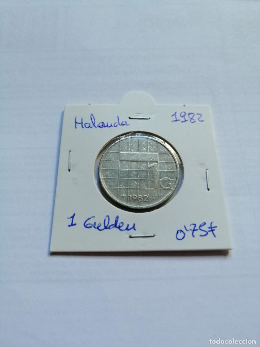 Monedas antiguas de Europa: Holanda 1 Gulden 1982 - Foto 1