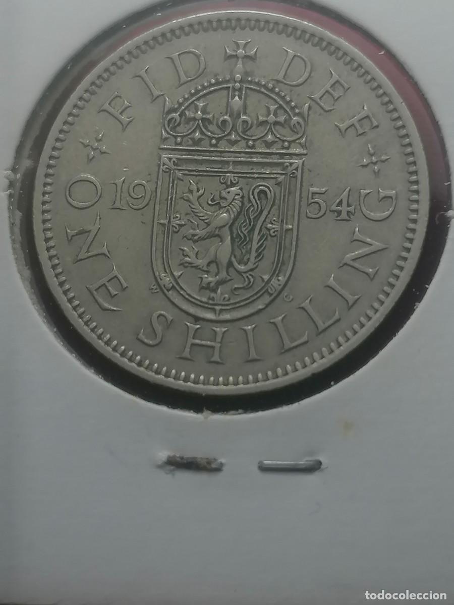 Monedas antiguas de Europa: INGLATERRA ONE SCHILLING 1954 - Foto 1