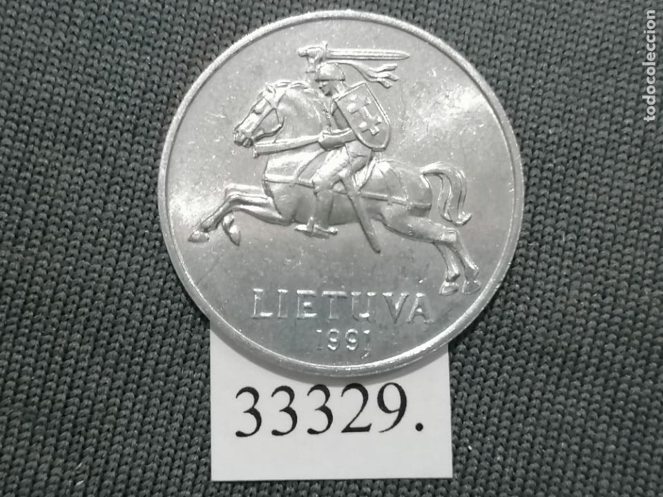 Monedas antiguas de Europa: Lituania 2 c&eacute;ntimos 1991 - Foto 2