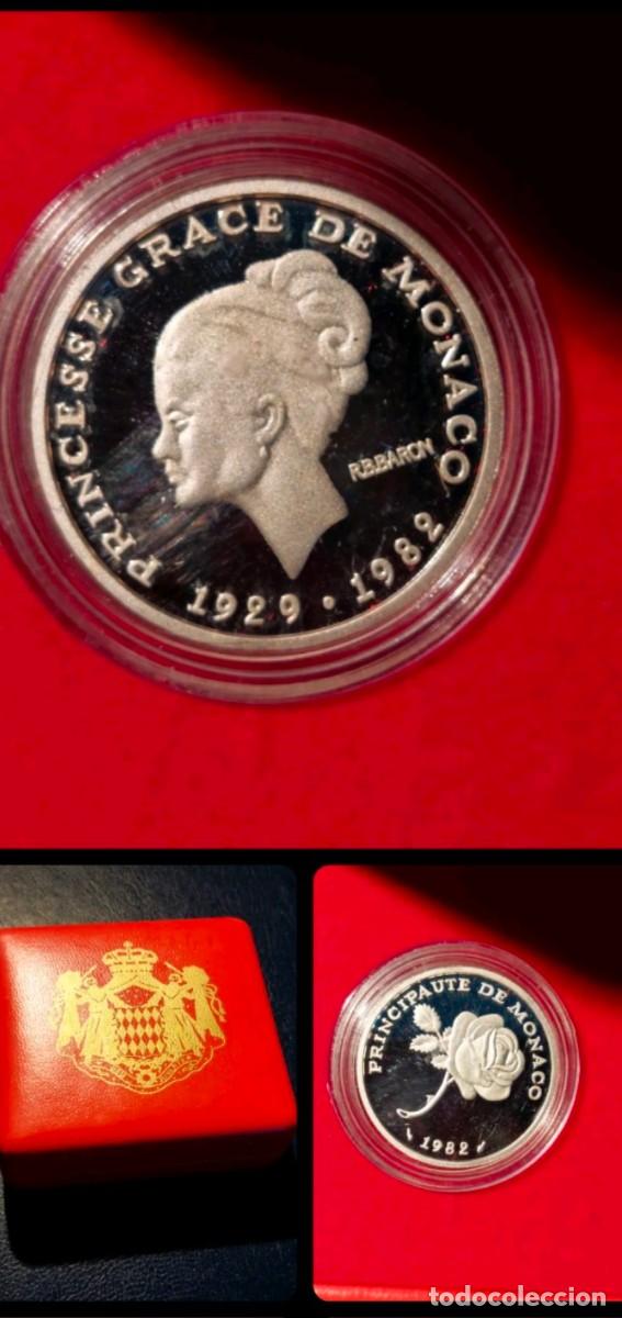 Monedas antiguas de Europa: Moneda de Grace Kelly - Foto 1