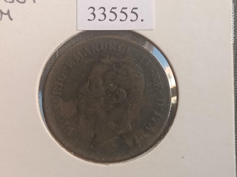 Monete antiche di Europa: Italia 5 centimos 1861 M