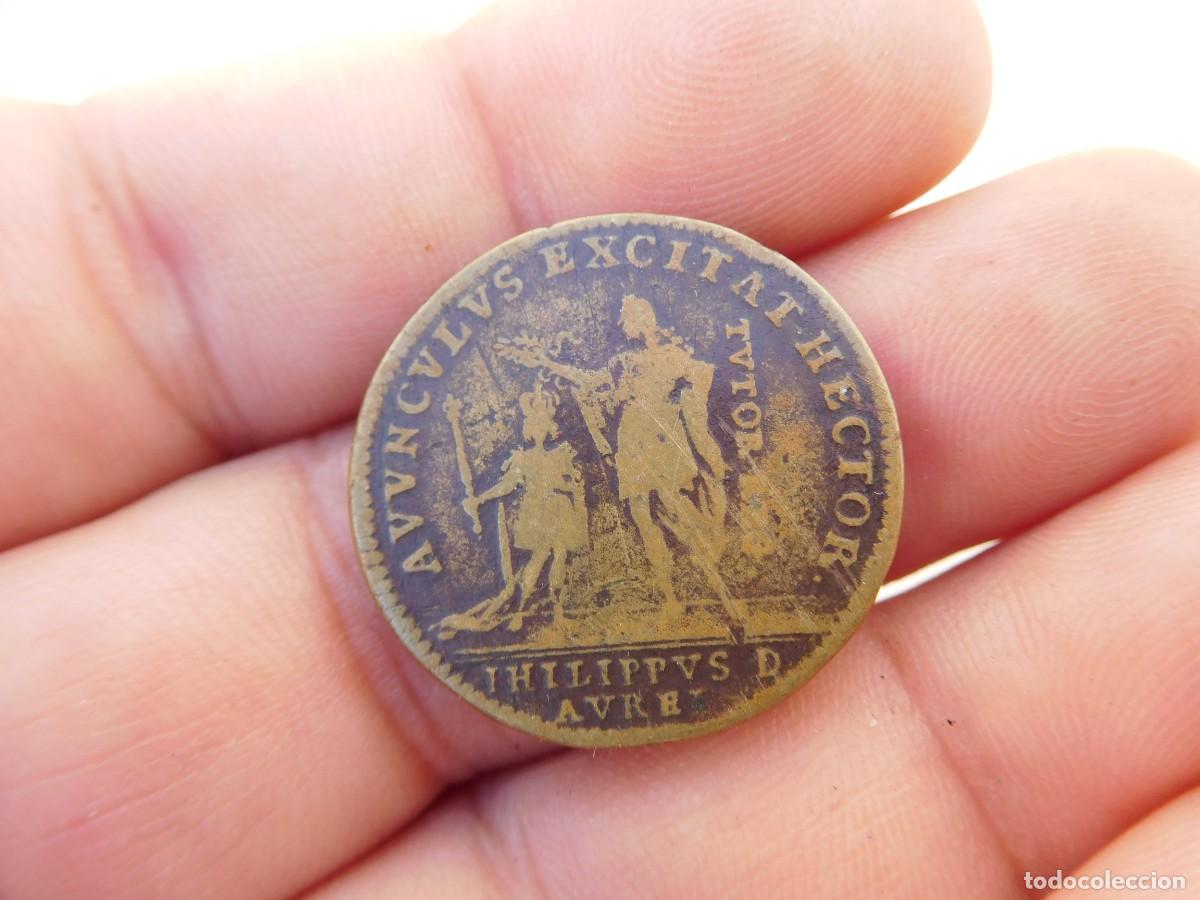 Monedas antiguas de Europa: Medalla token Ludovicus XV - Foto 1