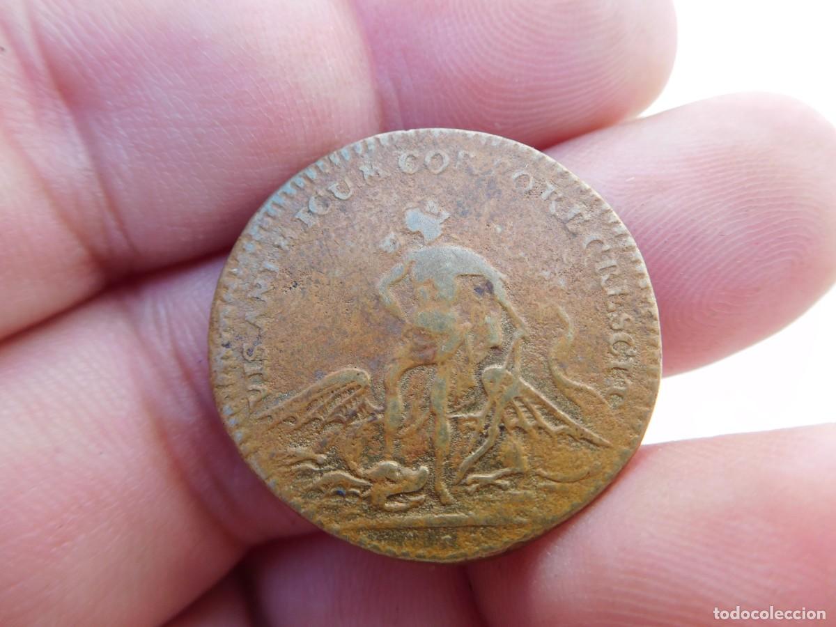 Monedas antiguas de Europa: Medalla token Ludovicus XV - Foto 1