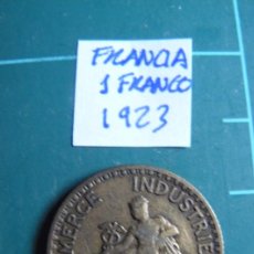 Monedas antiguas de Europa: MONEDA DE FRANCIA 1 FRANCO 1923