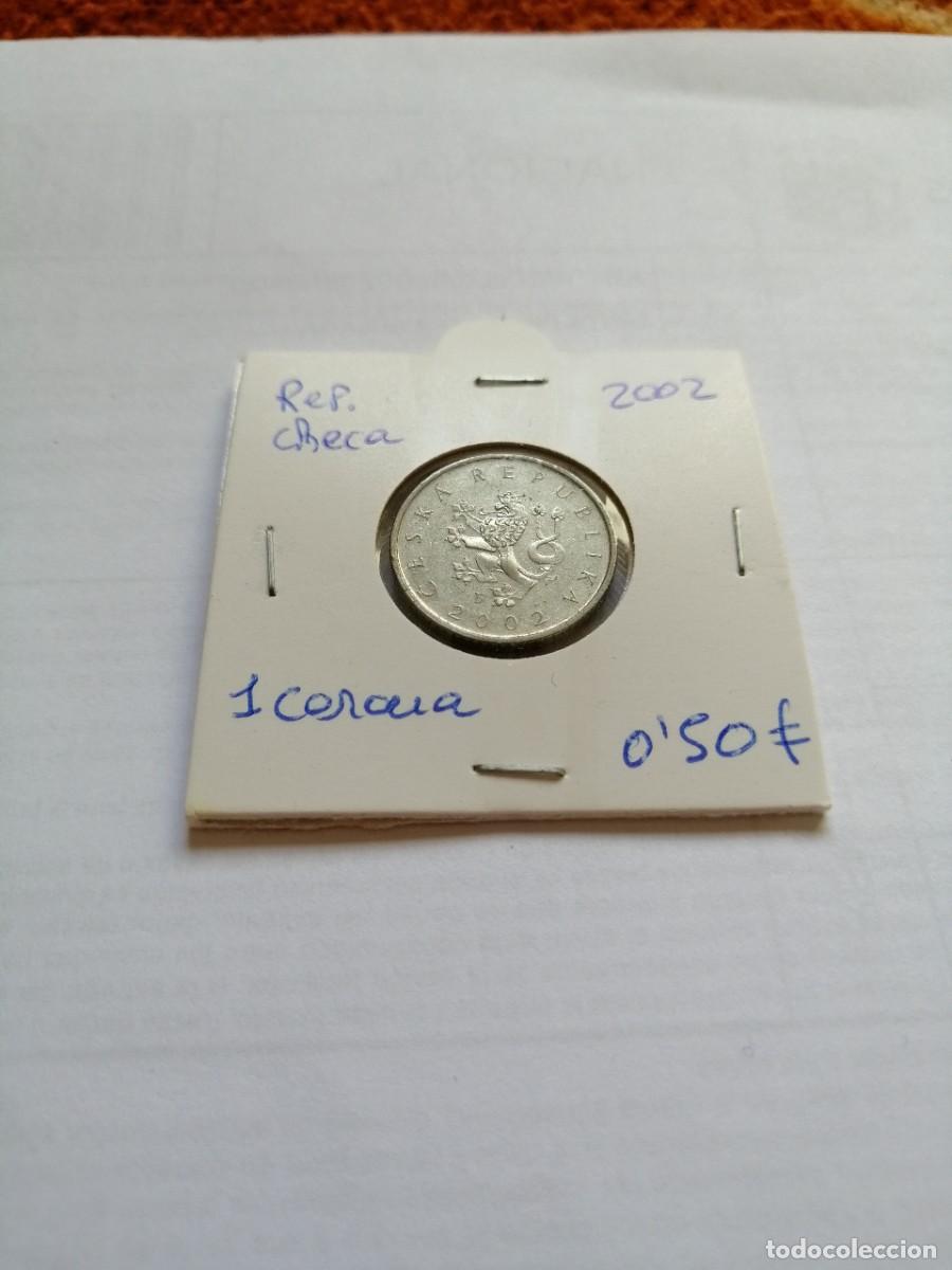 Moedas antigas da Europa: Rep&uacute;blica Checa 1 Corona 2002