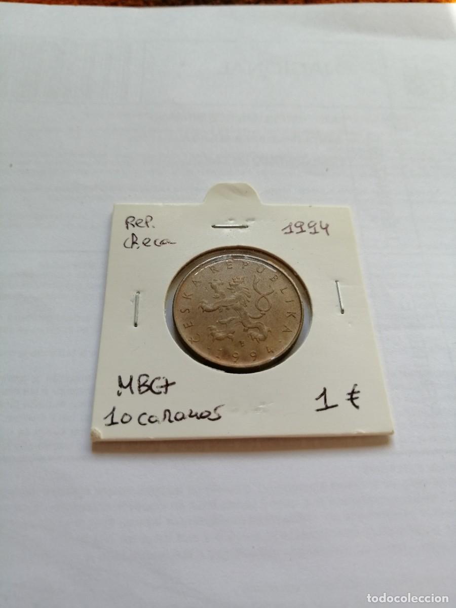 Monedas antiguas de Europa: Rep&uacute;blica Checa 10 Coronas 1994 - Foto 1