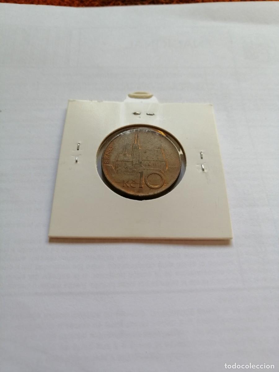 Monedas antiguas de Europa: Rep&uacute;blica Checa 10 Coronas 1994 - Foto 2