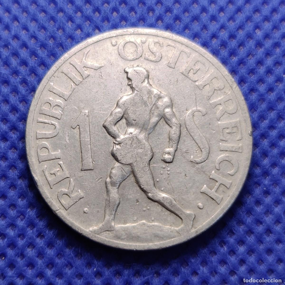 Monedas antiguas de Europa: Austria 1 Schilling Chel&iacute;n 1947 - Foto 1