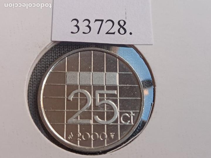 Monedas antiguas de Europa: Holanda 25 centimos 2000 - Foto 2