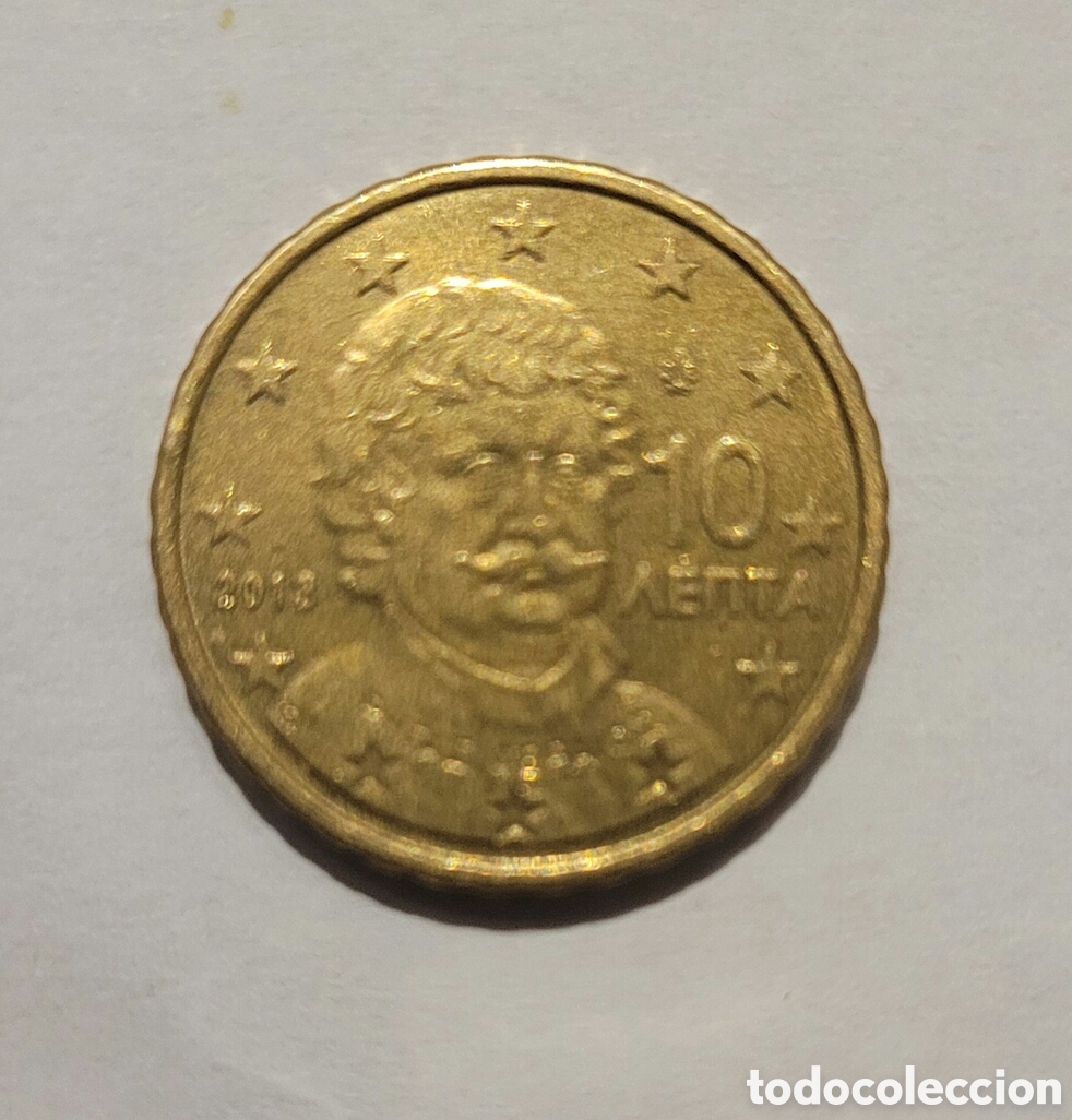 Monedas antiguas de Europa: Moneda 10 c&eacute;ntimos Grecia. - Foto 1
