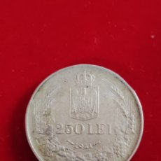 Monedas antiguas de Europa: MONEDA DE PLATA DE 250 LEÍ 1941, RUMANÍA