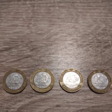 Monedas antiguas de Europa: 4 MONEDAS FRANCIA - 10 F. FRANCS FRANCOS- 1991 - FRANCE - LIBERTÉ, ÉGALITÉ, FRATERNITÉ -