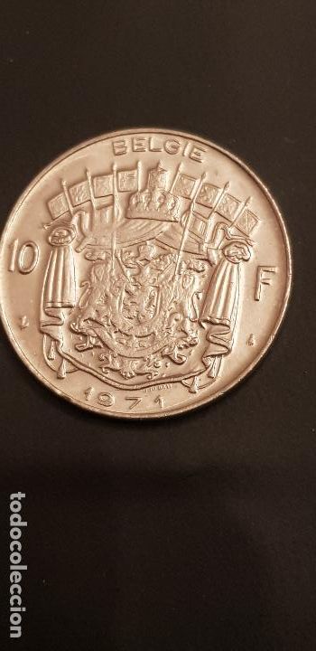 Monete antiche di Europa: 1971- 10 FRANCOS DE BELGICA