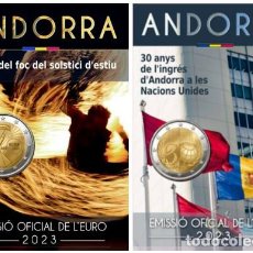Monedas antiguas de Europa: ANDORRA 2 X 2 EURO 2023 - PAREJA DE 2 €