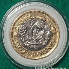 Monedas antiguas de Europa: MONEDA ONE POUND 2.016