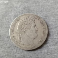 Monedas antiguas de Europa: FRANCIA. 5 FRANCOS DE PLATA DE 1840. LUIS FELIPE I