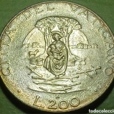 Monedas antiguas de Europa: CIUDAD DE VATICANO 200 LIRAS 1987