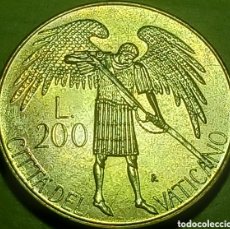 Monedas antiguas de Europa: CIUDAD DE VATICANO 200 LIRAS 1986