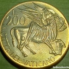 Monedas antiguas de Europa: CIUDAD DE VATICANO 200 LIRAS 1985