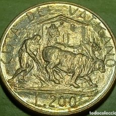 Monedas antiguas de Europa: CIUDAD DE VATICANO 200 LIRAS 1982