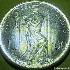 Monedas antiguas de Europa: CIUDAD DE VATICANO 100 LIRAS 1980