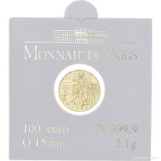 Monedas antiguas de Europa: [#1162446] FRANCIA, MONNAIE DE PARIS, 100 EURO, 2008, PARIS, SEMEUSE FDC, FDC, ORO, KM:1536
