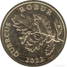 Monedas antiguas de Europa: CROACIA 5 LIPA 2022 KM#15