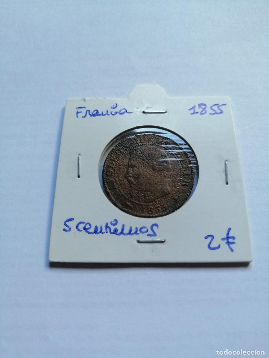 Monedas antiguas de Europa: Francia 5 Centimos 1855 - Foto 1