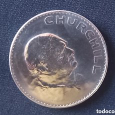 Monedas antiguas de Europa: MONEDA HOMENAJE CHURCHILL. AÑO 1965