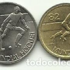 Monedas antiguas de Europa: PORTUGAL - 1 + 2,5 ESCUDOS - 1982A - MUNDIAL DE HOQUEI - CIRCULADA - FOTOS
