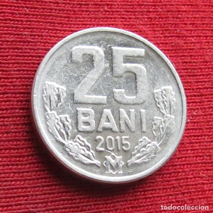 Monete antiche di Europa: Moldavia Moldova 25 bani 2015 KM# 3 Lt 1703