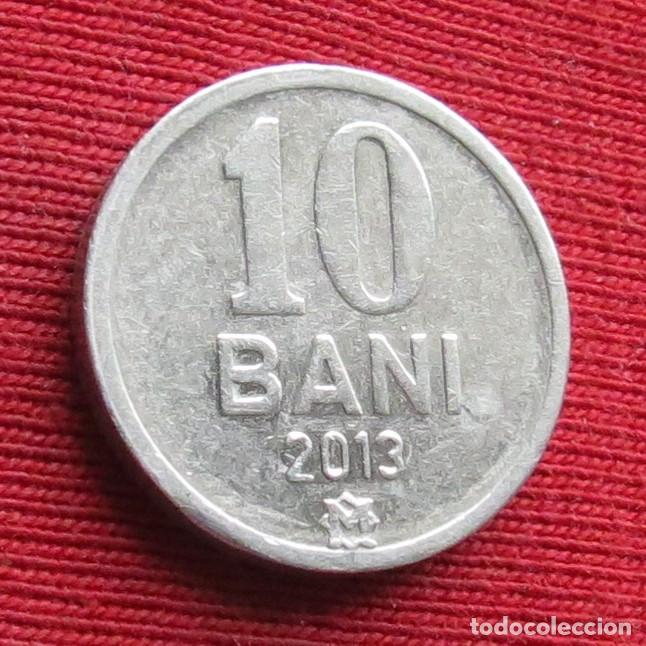 Moedas antigas da Europa: Moldavia Moldova 10 bani 2013 KM# 7 Lt 1704