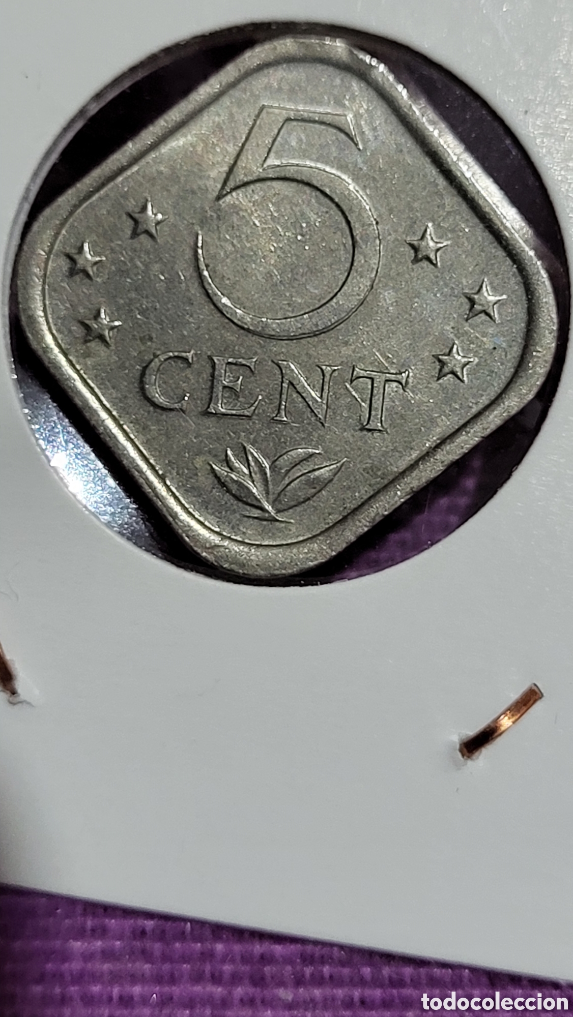 Monedas antiguas de Europa: Moneda 5 cent Holanda 1935 - Foto 2