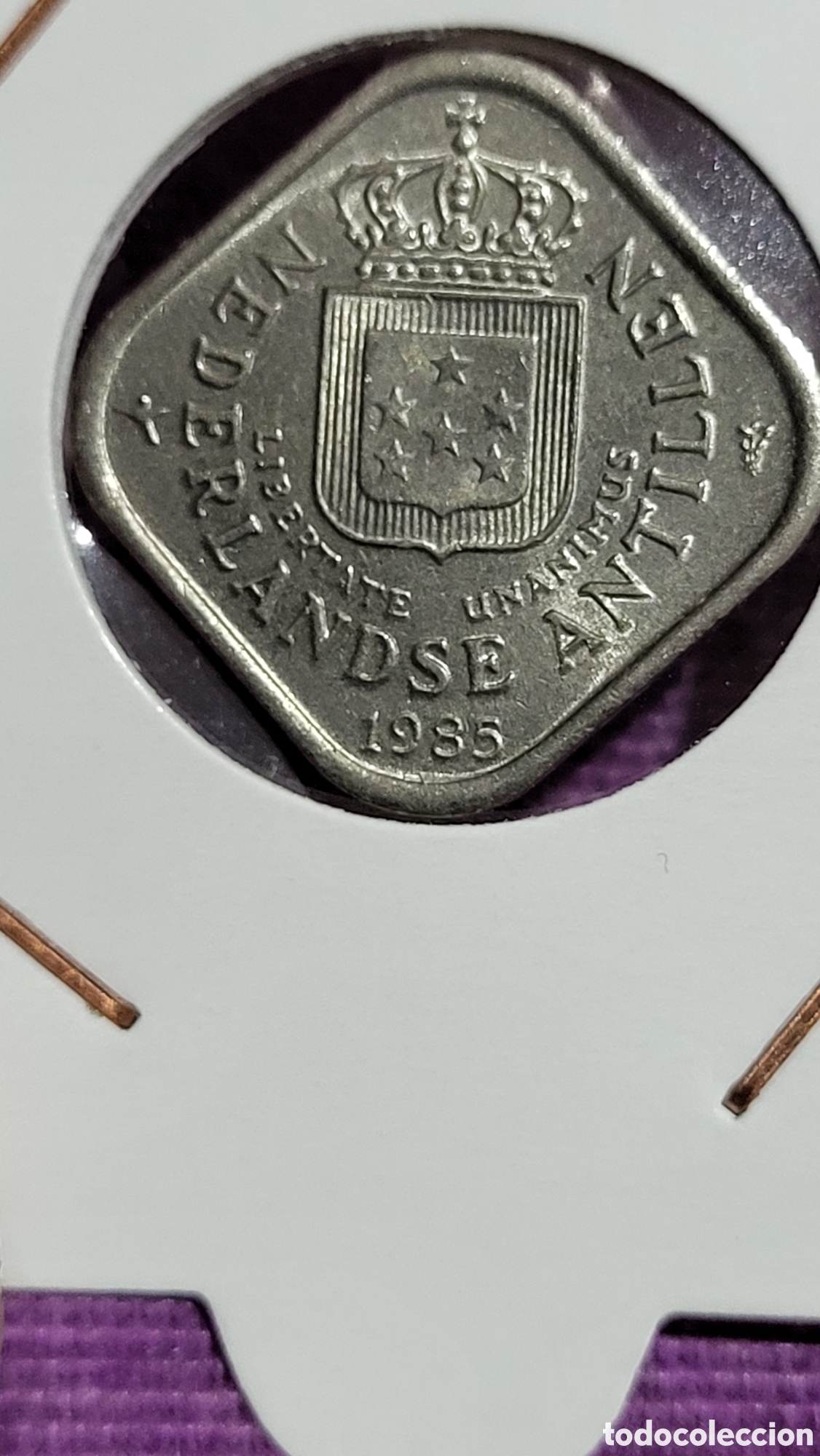 Monedas antiguas de Europa: Moneda 5 cent Holanda 1935 - Foto 1