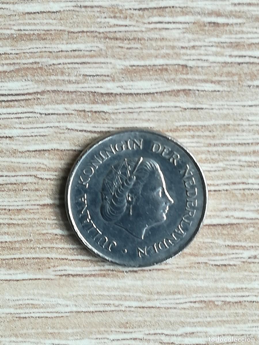 Monedas antiguas de Europa: MONEDA 25 CENT HOLANDA - A&Ntilde;O 1970. - Foto 1