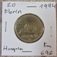 Monedas antiguas de Europa: MONEDA DE HUNGRIA 1994 - 20 FLORINES - MONEDA ENCARTONADA