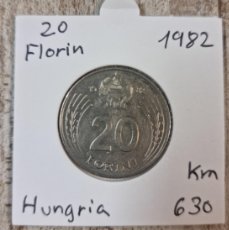 Monedas antiguas de Europa: MONEDA DE HUNGRIA 1982 - 20 FLORINES - MONEDA ENCARTONADA