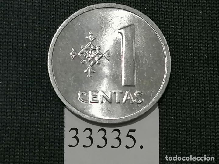Monedas antiguas de Europa: Lituania 1 centimo 1991 - Foto 2