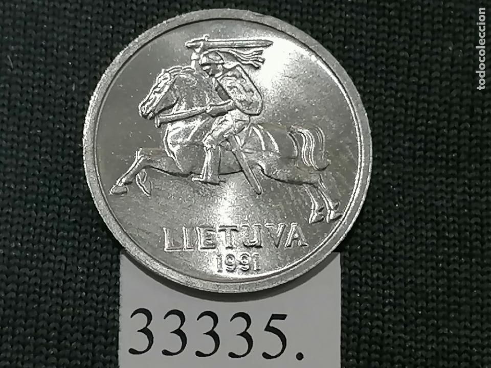 Monedas antiguas de Europa: Lituania 1 centimo 1991 - Foto 1
